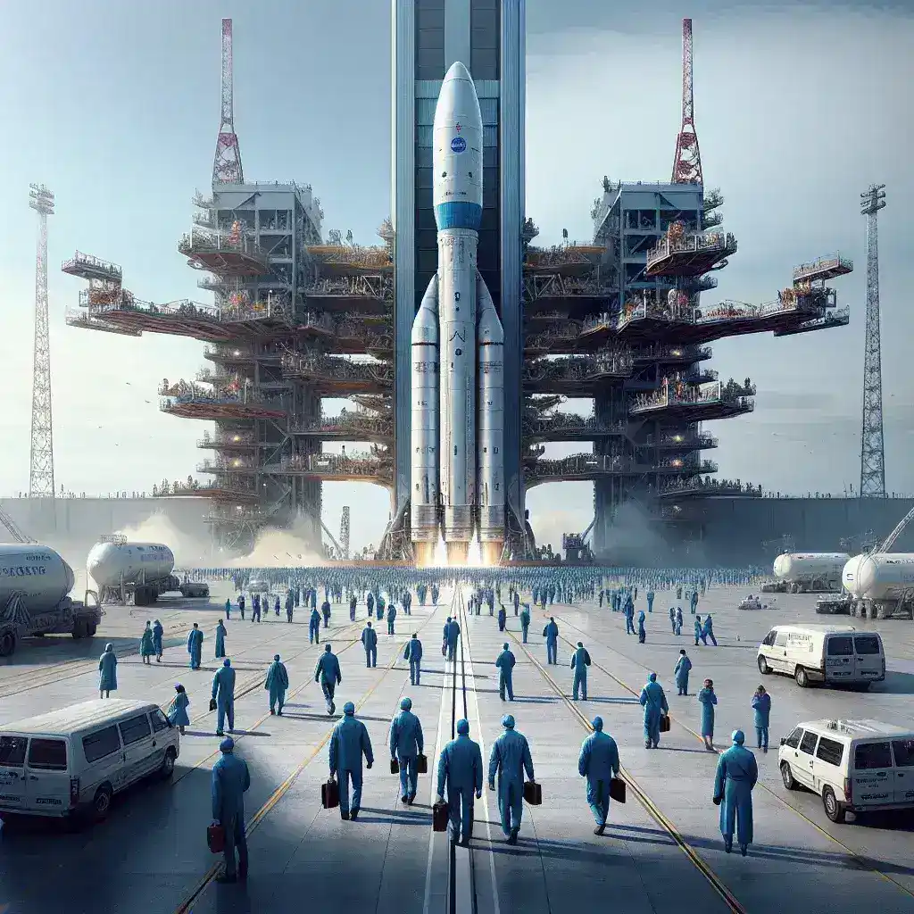 Blue Origin prepara foguete New Glenn para primeiro voo orbital